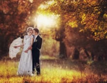 Свадебные фотосессии осенью идеи фото