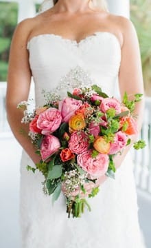 Букет невесты в розовом цвете: рекомендации флориста