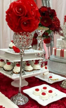 Красно-белая свадьба: популярные идеи организации