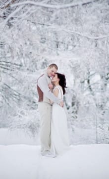 Свадьба зимой фото