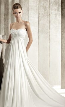 Свадебное платье ампир: утонченно и женственно