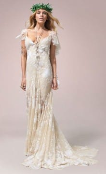 Свадебные платья прямого силуэта: как выбрать и носить