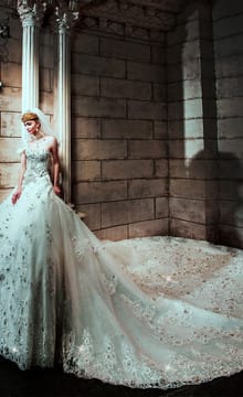 Идеи фасонов свадебных платьев со стразами