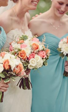 Нежные свадебные букеты: фото и варианты композиций