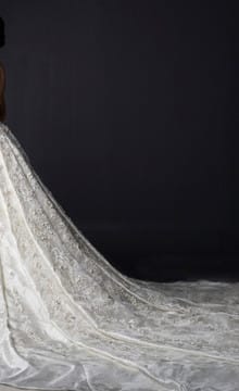 Особенности свадебных платьев с длинным шлейфом