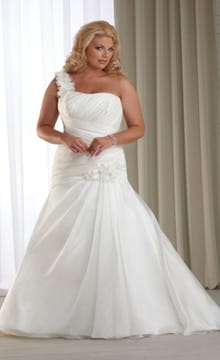 Идеи фасонов свадебных платьев для полных невест