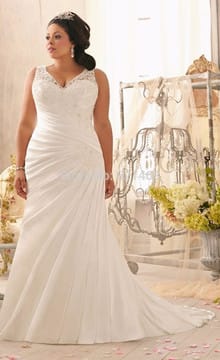 Идеи фасонов свадебных платьев для полных невест