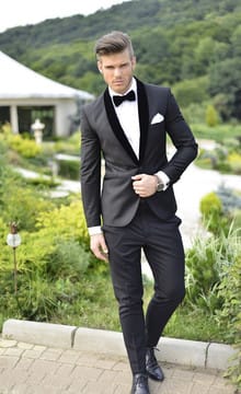 Черный костюм на свадьбу: если жених предпочитает классику