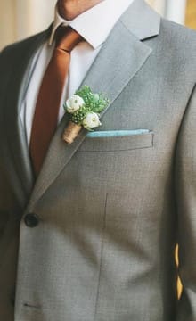 Выбираем серый свадебный костюм для жениха