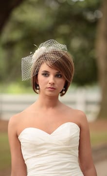 Прическа невесты без фаты на длинные, средние и короткие волосы