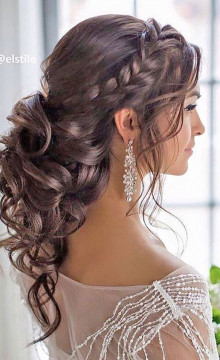 Прически для невесты на длинные волосы