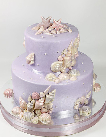 Идеи свадебного торта в морской тематике