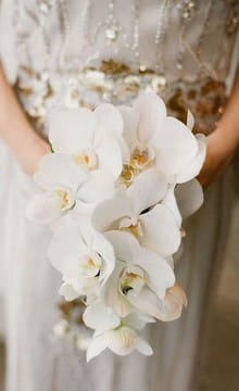 Букет невесты с орхидеями: роскошные идеи и фото