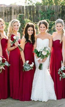 Как выбрать платье для подружек невесты