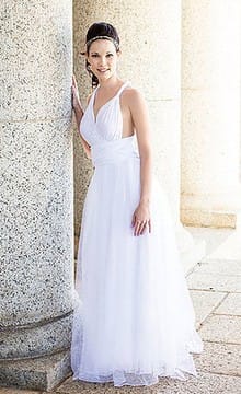 Свадебное платье в греческом стиле: образ настоящей богини