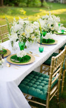 Свадьба в зеленом цвете: трогательное единение с природой