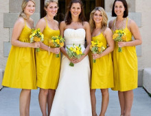 Свадьба в желтом цвете оформления