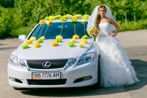 Украшение машин к свадьбе своими руками