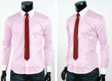 светло-розовая мужская рубашка